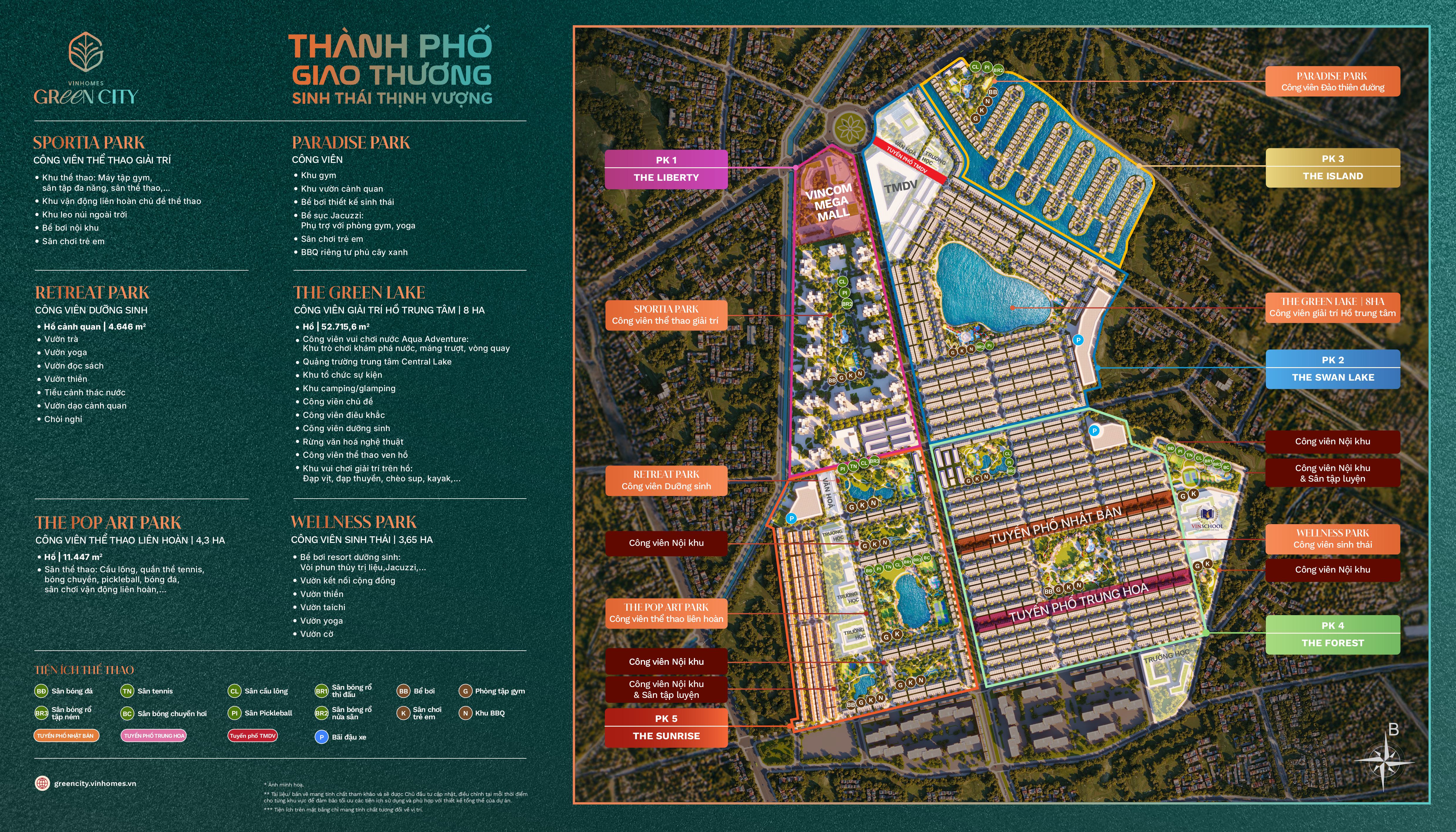 MẶT BẰNG TỔNG THỂ VINHOMES GREEN CITY